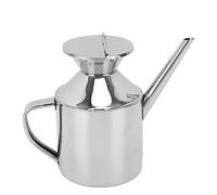 BAFOVY Stainless Steel Can, Stainless Sel Dispenser Olie Cans, Sel Olie Dispenser With Old Easy Pour, Easy, Portable, 450Ml, For Soy Sauce Vinegar Cooking (With Handle)
