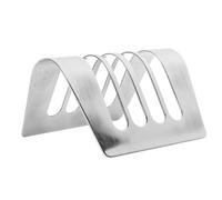 BAFOVY Stainless Steel Rack Bread Holder 6 Slice Breakfast Stand with -Resistant Design for Kitchen Restaurant Bakery (Type 2)