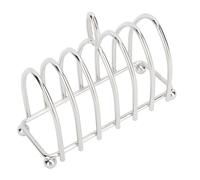 BAFOVY Stainless Steel Rack Bread Holder 6 Slice Breakfast Stand with -Resistant Design for Kitchen Restaurant Bakery (Type 3)
