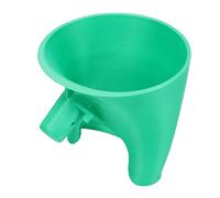 BAFOVY Stand Mixer Flour Funnel, Plastic 10 X 10.5cm Non Slip Handle 30 Angled Spout 120mm Wide Opening for Baking Prep with Dough Hook and Whisk Attachment