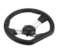 BAFOVY Steering Wheel Go Kart Aluminum Universal Replacement Racing Buggy Comfort Quick Install Ergonomic 270mm Durable Accessories