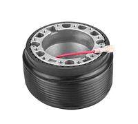 BAFOVY Storage Case Steering Wheel, 6-Screw/Fastener-Hole Racing Hub Adapter Aluminum Steering Wheel Adapter Connector with Changeable Speaker Cable and Wrench for 323 MIATA MX3 MX5 MX6,