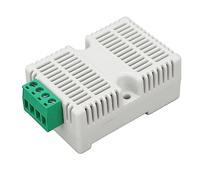 BAFOVY Temperature Humidity Transmitter Module ABS RS485 Temperature Humidity Detection Sensor 14 Bit 12V DIN Rail 40 to 176°F for Cabinets Labs Warehouses
