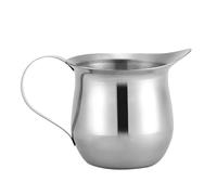 BAFOVY The Best Stainless Steel Milk Frothing Cup, Quick Heat Conduction, Great for Cappuccino and Latte, Suitable for Steaming and Frothing Milk with Mirror Finishing (90ml / 3oz)