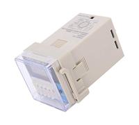 BAFOVY Time Relay Plastic Timer Relay JDM48 11 Adjustable 0.01 Second to 99 Hours 99 Minutes LED Display Memory Count Up Down for Industrial Automation Equipment (AC380V)