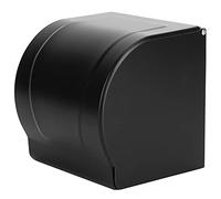 BAFOVY Toilet Paper Holder with Cover, Wall Mount Aluminum Alloy Tissue Dispenser for Bathroom Hotel 12x12x12cm Space Saving Design