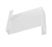 BAFOVY Treadmill Reading Rack, Lightweight Acrylic Book Holder for Tablet Phone, No Tools Required, Fits Treadmills Exercise Bikes and Elliptical Trainers (White)