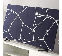 BAFOVY TV Cover Hanging Television Cover Polyester Fiber Weatherproof Universal Elastic Protector for LCD LED Flat Panel Wall Mount Curved TVs Home Use (55 Inch)