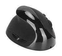 BAFOVY Vertical Left Hand Mouse, Rechargeable Mouse with Adjustable DPI for PC Laptop USB Connection 30 Days Usage, Ideal for Left-Handed Users, Ergonomic Design, Easy Adjustment and (Black)