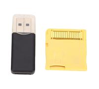 BAFOVY Video Game Flash Card, ASIC Chip Powered Flash Memory Card with Reader, for XL 2DS 3DS 3DS XL NEW NEW 2DS (Gold)