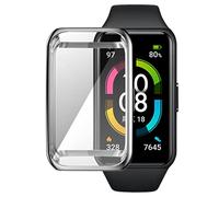 BAFOVY Watch Screen Protector, Flexible TPU Material, Impact Resistant Watch Case for Band 6, Band 6 Pro, Full Cover Design for Everyday Use (Transparent)