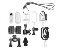 BAFOVY Wearable Action Body Camera,Water Resistant Action Camera with 120° Wide Angle Lens, 1080P WiFi Sports Camera, Magnet Lanyard (White)