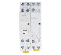 BAFOVY WiFi Control Contactor Plastic Remote Control Contactor AC230V 2NO 16A 20A 25A App Timing Sharing for Smart Home HVAC Lighting Hotel Office Use (25A)