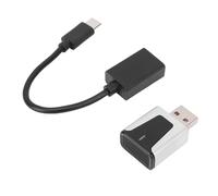 BAFOVY Wireless Car Adapter 2 in 1 for Auto Convert Wired to Wireless with 5.8G WiFi Plug Play for System