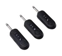 BAFOVY Wireless Guitar System, Guitar Adapter Wireless Transmitter Receiver with 150m Range 8-Hour Battery for Electric Bass Keyboard (1-to-2)