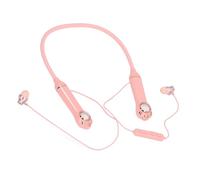 BAFOVY Wireless Neckband Earbuds Bluetooth 5.3 with Cat Pattern RGB Backlight 40H Playtime IPX5 12mm HIFI Sound for Gym Running Workout (Pink)