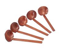 BAFOVY Wooden Cooking Spoon Set Composite Wood Non Scratch Stirring Spoon for Kitchen Soup Ramen Hot Pot with Rounded Edges Easy to