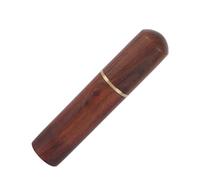 BAFOVY Wooden Toothpick Holder, Capsule Dispenser, Toothpick Bucket, Sealing Function, Portability, Functionality, Easy to Care, Made of Eco-friendly Wood Material, Pure Wood Texture, (Rosewood)