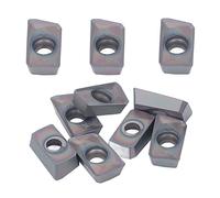 BAFOVY Woodworking Turning Insert Carbide Inserts 10 Pcs Coated CNC Turning Insert for Lathe Finishing and Milling on Wood Metal Acrylic for Woodworkers and Turners