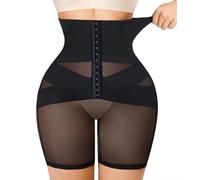 Bafully Women Tummy Control Knickers High Waisted Shapewear Body Shaper Butt Lifter Panties Shaping Underwear (M, Black)