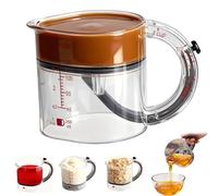 Bafutayawa Adjustable Measuring Cup 250ml Plastic Push Up Cup Small for Baking Cooking Oil Honey Peanut Butter Measuring Aid Measuring Cup Set Replacement