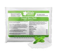 (Bag, 10kg) Elixir Gardens Dead Sea Salt 100% Organic | Supplied in a Bag or Re-Sealable Tub | 250g - 20kg