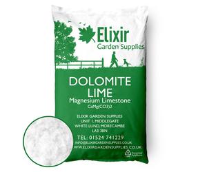 (Bag, 10kg) Elixir Gardens Dolomite Lime Magnesium Limestone | Supplied in a Bag or Re-sealable Tub |500g - 25kg