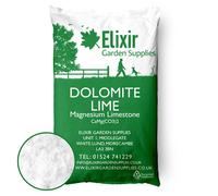 (Bag, 15kg) Elixir Gardens Dolomite Lime Magnesium Limestone | Supplied in a Bag or Re-sealable Tub |500g - 25kg