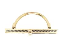 Bag Accessories Leather Goods Hardware Handbags Bags Carry Handles to Lift Lift The Strap Round Ring Half Round Long Strip Clip Screws Fixed(Gold-A)