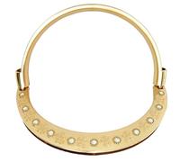 Bag Accessories Leather Goods Hardware Handbags Bags Carry Handles to Lift Lift The Strap Round Ring Half Round Long Strip Clip Screws Fixed(Gold-B)