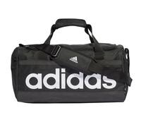 adidas Unisex Essentials Linear Duffel Bag, Black/White, M