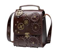 Bag - Adjustable Messenger Bag, Steampunk Style Purse | Practical Messenger Bag with Adjustable Strap, Versatile Backpack for Various Activities, Belonging Organization