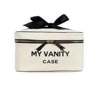 Bag-all Makeup Bag for Women | Cosmetic Bag Organizer for Girls | Makeup Pouch for Traveling | Toiletry Bags for Women | Make Up Travel Pouches | Cream