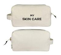 Bag-all My Skin Care Organizing Pouch | Travel Toiletry Bag for Women | Skincare Case | Waterproof Cosmetic Organizer | Portable Makeup & Beauty Pouch | Cream