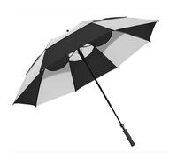 Bag Boy Bagboy's Wind Vent Golf Umbrella, Black/White, 62-Inch