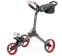 Bag Boy Nitron Push Cart, Battleship Gray/Red