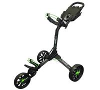 BAG BOY BagBoy Nitron Push Golf Trolley, Charcoal/lime | American Golf