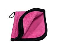 Bag Care Accessory for Between-Shot Upkeep, Zippered Cloth with Carabiner Clip, Soft Ball Clubs Wipe, Course Utility Portable Golf Cloth Clip on Bag Accessory Practice Ball Clubs Wipe Soft Zippered