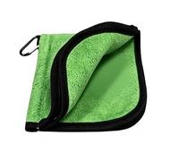 Bag Care Accessory for Between-Shot Upkeep, Zippered Cloth with Carabiner Clip, Soft Ball Clubs Wipe, Course Utility Portable Golf Cloth Clip on Bag Accessory Practice Ball Clubs Wipe Soft Zippered