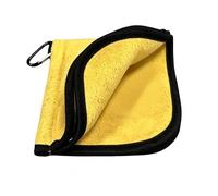 Bag Care Accessory for Between-Shot Upkeep, Zippered Cloth with Carabiner Clip, Soft Ball Clubs Wipe, Course Utility Portable Golf Cloth Clip on Bag Accessory Practice Ball Clubs Wipe Soft Zippered