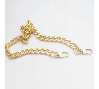 Bag Chain Bag Extender Chain 2PCS Strap 30/60/100cm Thick Aluminum Replacement Metal Handles for Handbag Belt Accessories(Gold,100cm)