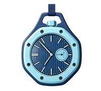 Bag Charm Pendant Watch Octagonal Quartz Analog Accessory for Daily Outfit Use and Quick Time Accent Single Piece Analog Watch Face Octagonal Charm Bag Accessory Daily Carry Outfit Detail Top Loop