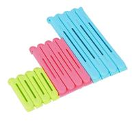 Bag Clips Food Storage Sealing Set - 12 Assorted Size Colorful Snack Bags Clips, Strong Kitchen Airtight Closures, Multi-Purpose Bag Sealers, Fresh Food Preservation | for Home and Travel
