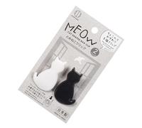 Bag Clips for Food - Practical Chip Clips with Cat Motif for Sealing Snacks, Pack of 2 Cute Chip Bag Clips as Kitchen Aid Fridge Organiser for Bread Snacks