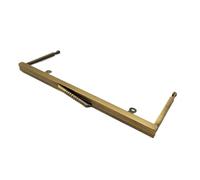 Bag Clutch Frames 20.5x7.5cm Women DIY Purse Bag Parts Cellphone Case Making Bamboo Kiss Clasp Frame Accessories with Hook Coin Hanger(Bronze)