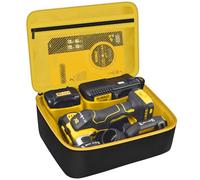 Bag Compatible with DEWALT 20V MAX Cut Off Tool 3 in 1 Brushless (DCS438B), Storage Case Carrying Holder Organizer for Charger, Batteries, Cutting Wheel and Other Accessories (Box Only)-Inner Yellow
