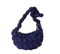 Bag Fashion Bag Large Capacity Pleated Cloud Shoulder Bags for Women Girl Color Armpit Ruched Design Versatile Single Shoulder