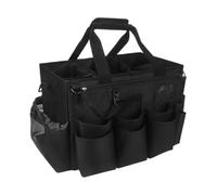 Bag for Cleaning Supplies - Foldable Cleaning Supply Bag,Tool Tote Breathable Mesh Waterproof with Handle Shoulder Strap for Dusters Rags Workplace Kitchen Laundry