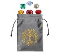 Bag for Tarot Cards Soft Velvet Small Portable Drawstring Storage Pouch