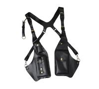 Bag for the armpit, vintage bag with multiple vintage, bag with adjustable shoulder strap, unisex bag with fashion, comfortable adjustment bag, vest type bag for daily use